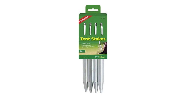 Колышки Coghlans Steel Tent Stakes 9" 4 Pack - фото 1