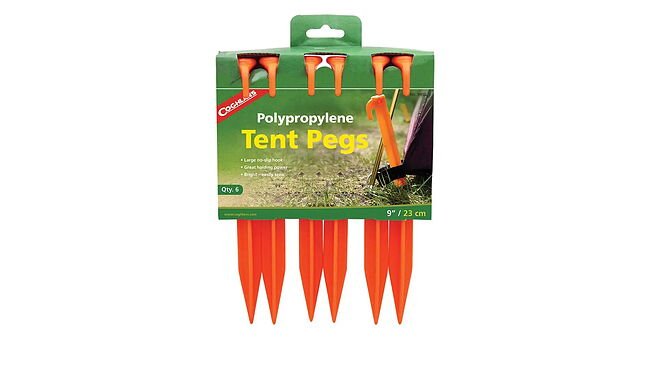 Кільця Coghlans Poly Tent Pegs 9" 6 Pack - фото 1
