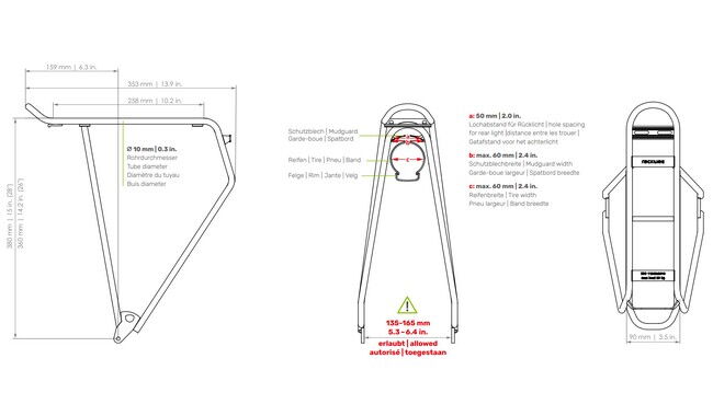 Багажник Racktime Light-it - дополнительное фото 1