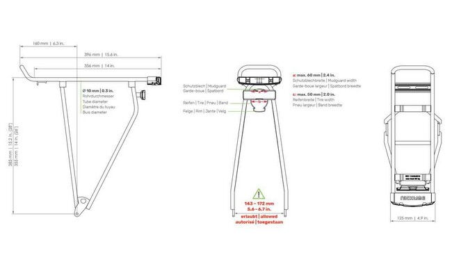 Багажник Racktime StandIT Shine 28" - дополнительное фото 1