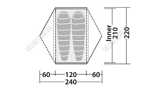 Палатка Robens Tent Boulder 2 - дополнительное фото 1