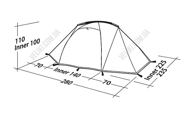 Палатка Robens Tent Lodge 2 - дополнительное фото 2