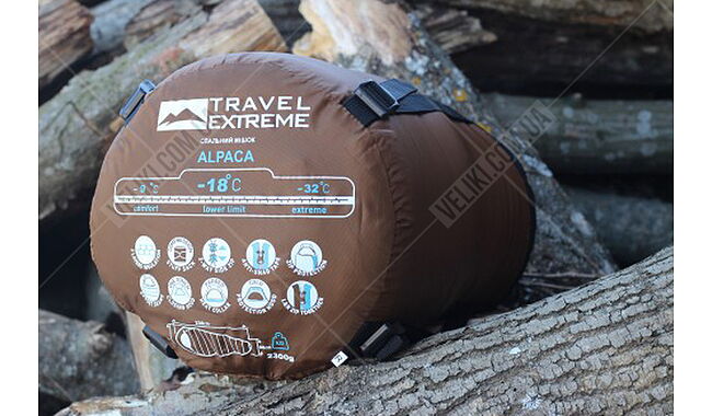 Спальный мешок Travel Extreme Alpaca Left - дополнительное фото 3