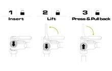 Насос Birzman Pump with Flick-It II - дополнительное фото 3