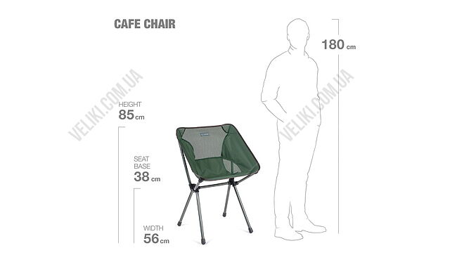 Стілець Helinox Cafe Chair - дополнительное фото 8