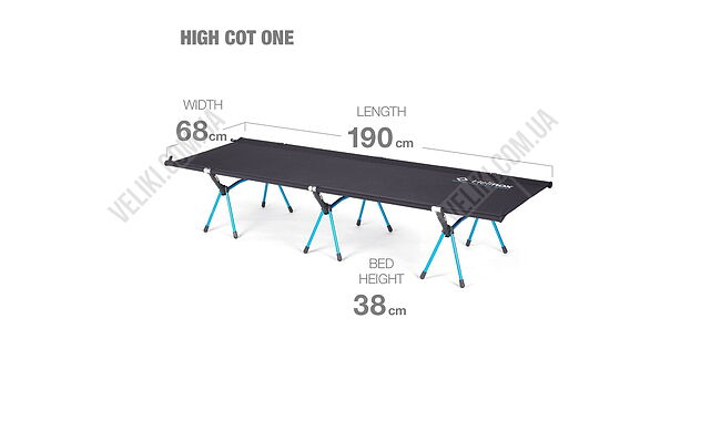 Кровать Helinox High Cot One Regular - дополнительное фото 4