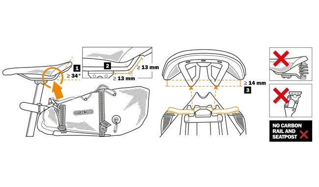 Гермосумка подседельная Ortlieb Seat-Pack QR 13 л - дополнительное фото 8