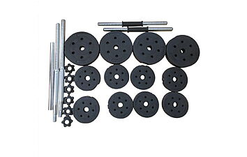 Штанга + 2 гантелі у наборі HouseFit GBCD 50