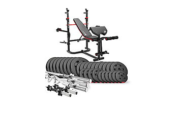 Набір Hop-Sport Premium 173 кг + лава HS-1065 PRO