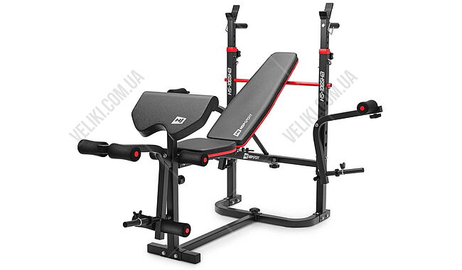 Набор Hop-Sport Premium 105 кг + скамья HS-1065 PRO - дополнительное фото 4