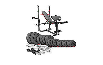 Набір Hop-Sport Premium 75 кг + лава HS-1065 PRO