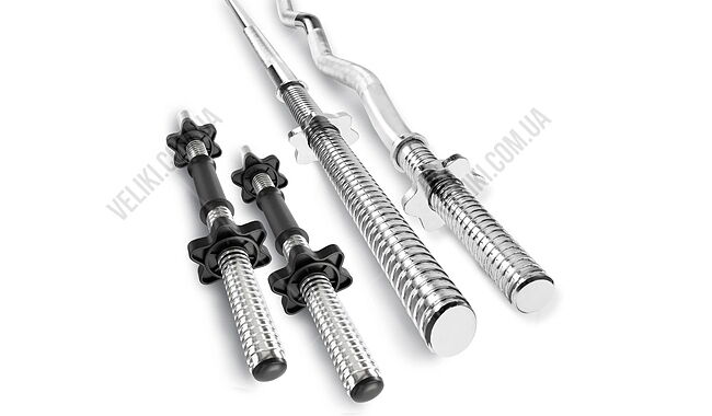 Набор Hop-Sport Premium 75 кг + скамья HS-1065 PRO - дополнительное фото 1