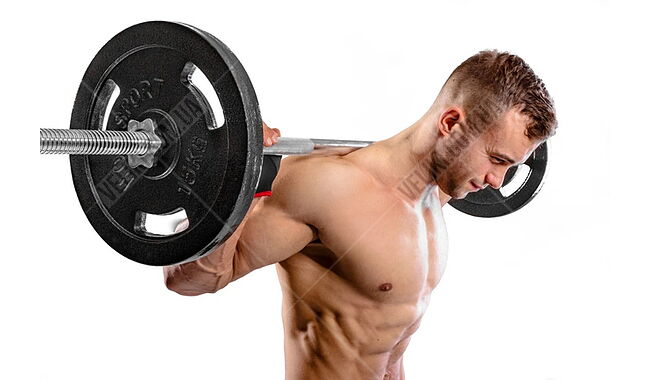 Набір Hop-Sport Strong 66 кг з W-подібним та прямим грифами. - дополнительное фото 6