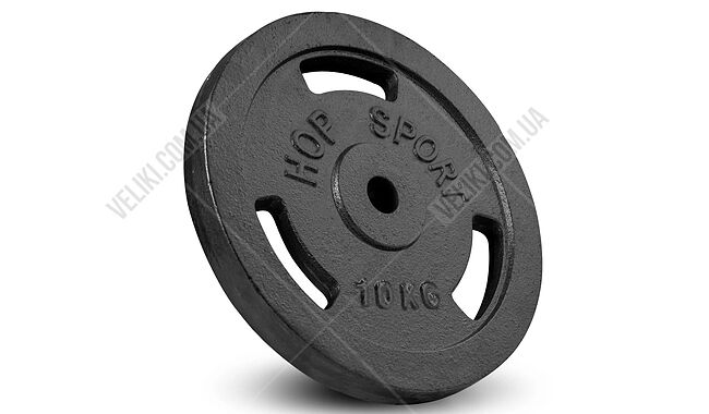 Набор Hop-Sport Strong 57 кг с W-образным и гантельными грифами - дополнительное фото 2