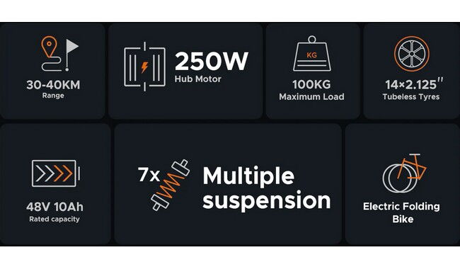 Электровелосипед Engwe T14 - дополнительное фото 8