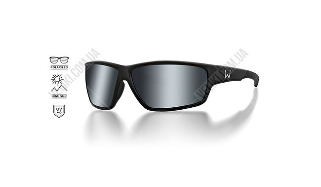 Очки Westin W6 Sport 20 LB Smoke LM Silver Flash AR Blue - дополнительное фото 1
