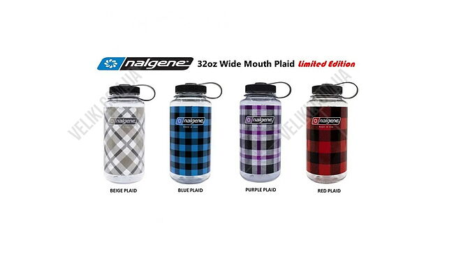 Бутылка Nalgene Wide Mouth Plaid 1 л - дополнительное фото 4