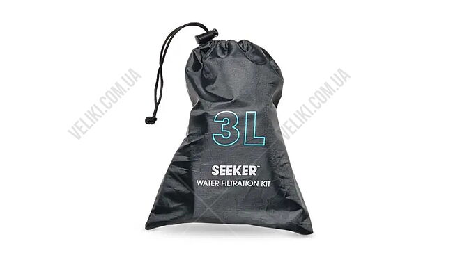 Емкость для воды HydraPak Seeker 3 л + Filter Kit - дополнительное фото 3