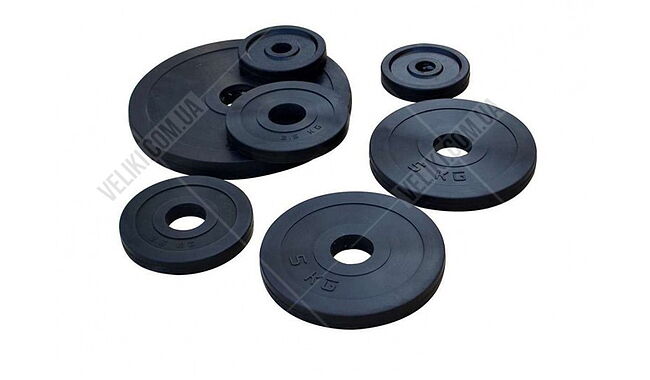 Гантелі олімпійські RN-Sport 2 х 62 кг - дополнительное фото 4