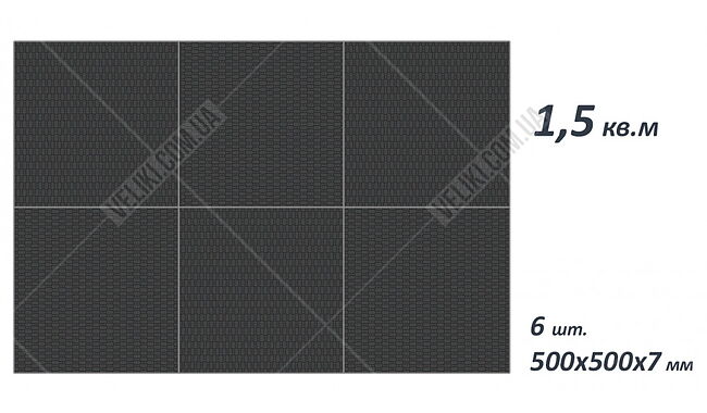 Килимок RN-Sport 100х150х0,7 см - дополнительное фото 1