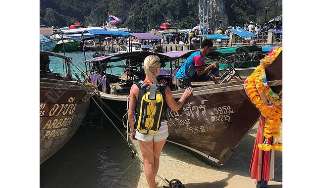 Герморюкзак OverBoard Original Waterproof Backpack 20 л - дополнительное фото 11