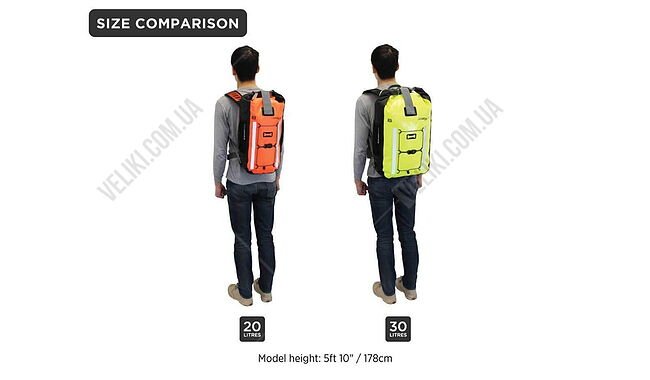 Герморюкзак OverBoard Pro-Vis Backpack 20 л - дополнительное фото 3