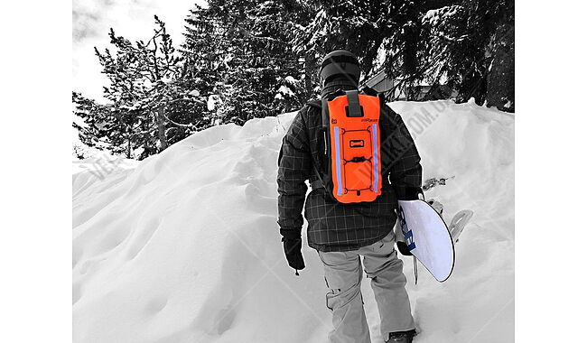 Герморюкзак OverBoard Pro-Vis Backpack 20 л - дополнительное фото 4