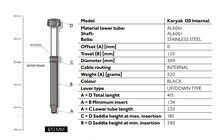 Дроппер PRO Koryak Internal 30.9/120 мм - дополнительное фото 1