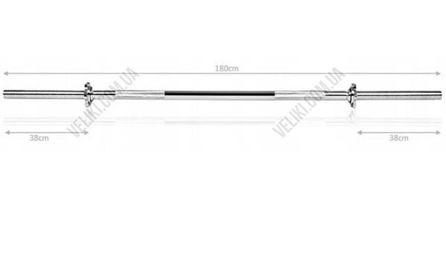 Набір Newt Gym Set 2 Rock Pro штанга та гантелі 95 кг - дополнительное фото 3