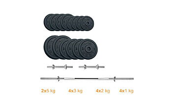 Набір Newt Gym Set-H Home штанга та гантелі 45 кг