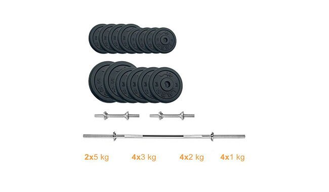 Набор Newt Gym Set-H Home штанга и гантели 45 кг - фото 1