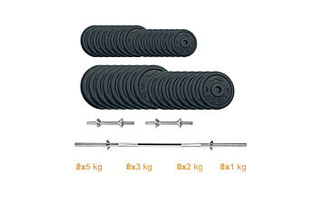 Набор Newt Gym Set-H Home штанга и гантели 95 кг