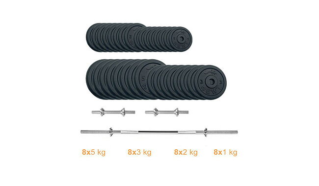 Набор Newt Gym Set-H Home штанга и гантели 95 кг - фото 1