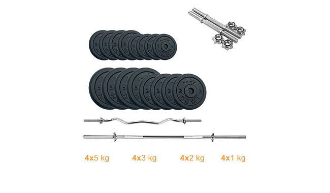 Набір Newt Gym Set-HW Home штанга та гантелі 60 кг - фото 1