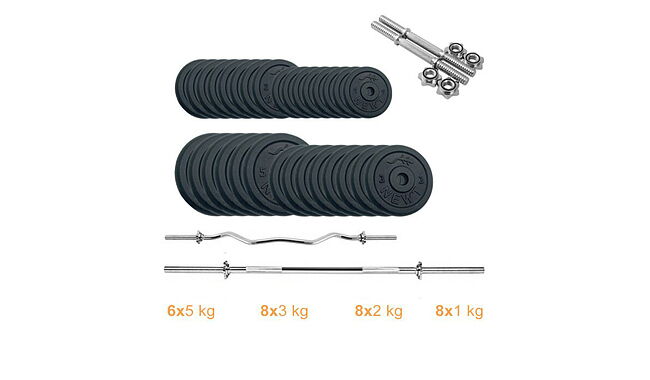 Набор Newt Gym Set-HW Home штанга и гантели 94 кг - фото 1