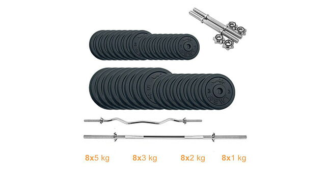 Набор Newt Gym Set-HW Home штанга и гантели 99 кг - фото 1