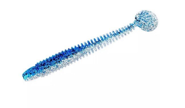 Виброхвост Lunker City Swimming Ribster 4.0", 1 шт - фото 2
