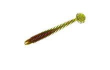 Виброхвост Lunker City Swimming Ribster 4.0", 1 шт - фото 6