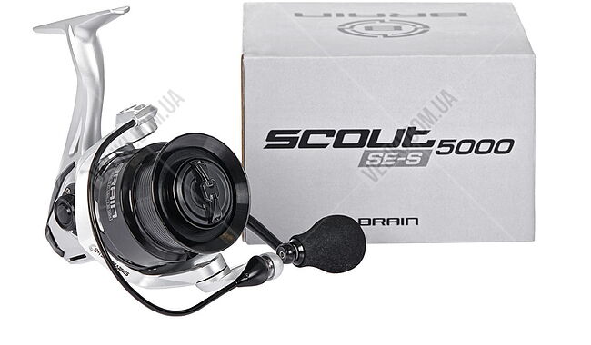 Котушка Brain Scout SE-S 4000S 8+1BB Silver - дополнительное фото 7