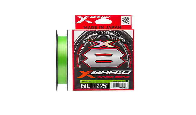 Шнур YGK X-Braid Braid Cord X8 150 м #0,5 0,117 мм 5,4 кг - фото 1