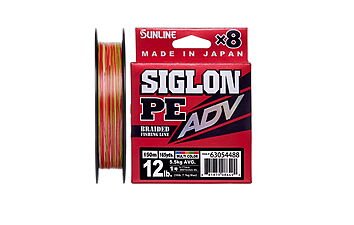 Шнур Sunline Siglon PE ADV х8 150 м #1,2 0,187 мм 7,3 кг