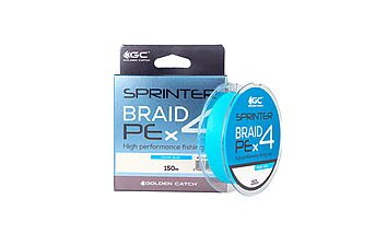 Шнур GC Sprinter PE X4 150 м #1,5 0,208 мм 10,5 кг