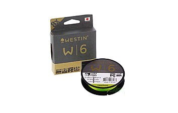Шнур Westin W6 8 Braid Lime Punch 135 м #0,6 0,128 мм 5,5 кг