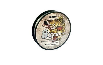 Шнур Jaxon Crius 8x Grey 150 м 0,22 мм 25 кг