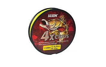 Шнур Jaxon Crius 4x Fluo 150 м 0,20 мм 22 кг