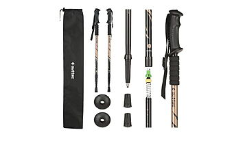 Палки треккинговые Outtec 3-х секционные Anti-shock 65-135 см