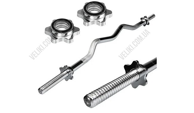 Набір WCG штанга та гантелі Premium 128 кг - дополнительное фото 1