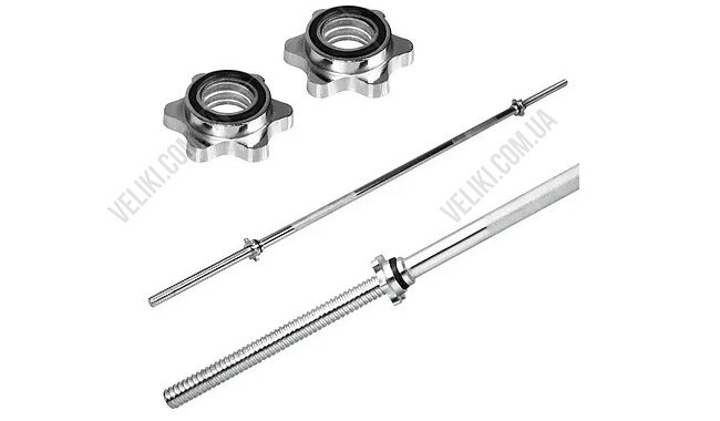 Набір WCG штанга та гантелі Premium 128 кг - дополнительное фото 2