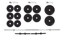 Набір WCG штанга та гантелі 38 кг - фото 1