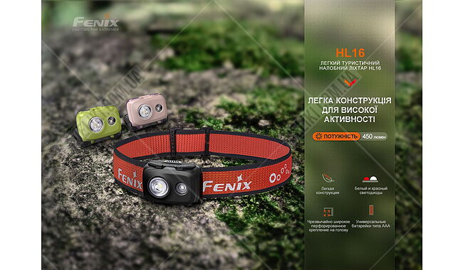 Ліхтар Fenix HL16 AAA - дополнительное фото 5